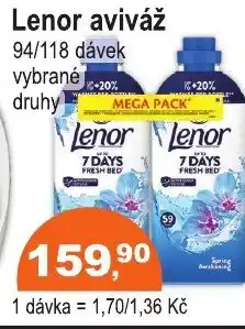 COOP DISKONT Lenor aviváž nabídka