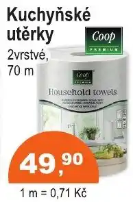 COOP DISKONT Kuchyňské utěrky nabídka