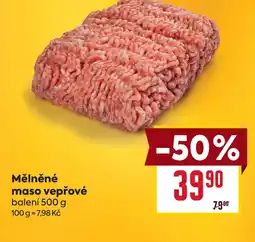 Billa Mělněné maso vepřové nabídka