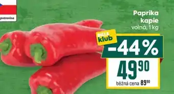 Billa Paprika kapie nabídka