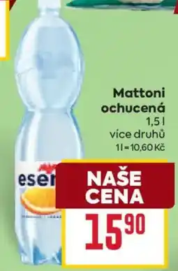 Billa Mattoni ochucená nabídka