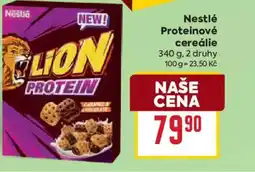 Billa Nestlé Proteinové cereálie nabídka