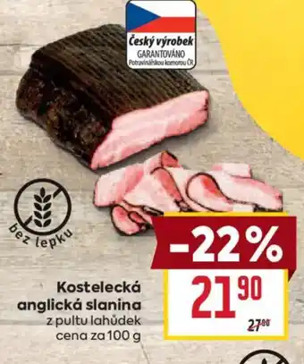 Billa Kostelecká anglická slanina nabídka