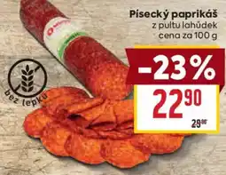 Billa Písecký paprikáš nabídka