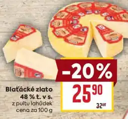 Billa Blaťácké zlato 48% t. vs. nabídka