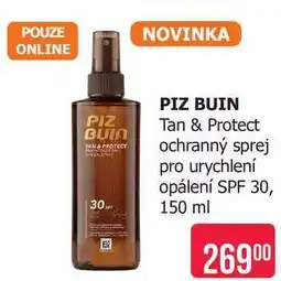 Teta PIZ BUIN Tan & Protect ochranný sprej pro urychlení opálení SPF 30 nabídka