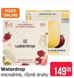 Teta Waterdrop microdrink, různé druhy nabídka