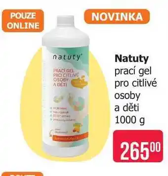 Teta Natuty prací gel pro citlivé osoby a děti nabídka