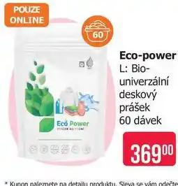 Teta Eco-power L: Bio- univerzální deskový prášek 60 dávek nabídka