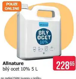 Teta Allnature bílý ocet 10% nabídka