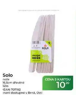 Tamda Foods Solo nože 16,5cm dřevěné 12ks nabídka