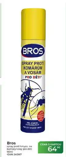 Tamda Foods Bros spray proti hmyzu nat komáry vosy pro děti nabídka