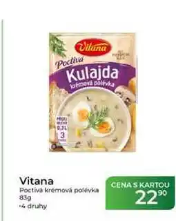 Tamda Foods Vitana Poctivá krémová polévka nabídka