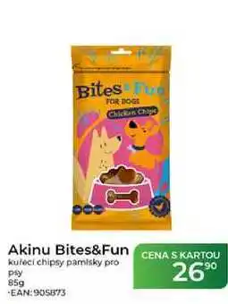 Tamda Foods Akinu Bites&Fun kuřecí chipsy pamlsky pro psy nabídka