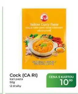 Tamda Foods Cock (CA RI) kari pasta nabídka