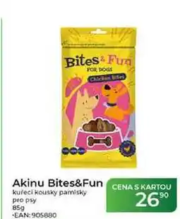 Tamda Foods Akinu Bites&Fun kuřecí kousky pamlsky pro psy nabídka