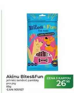 Tamda Foods Akinu Bites&Fun jehněčí sendvič pamlsky pro psy nabídka