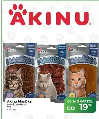 Tamda Foods Akinu Masíčka pamlsky pro kočky nabídka