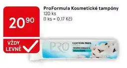 Tesco ProFormula Kosmetické tampóny, 120 ks nabídka