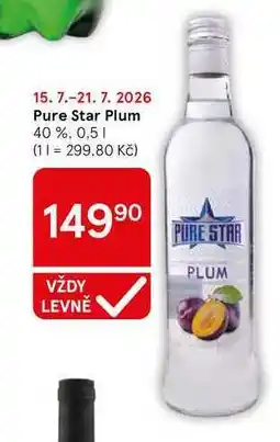 Tesco Pure Star Plum 40% nabídka
