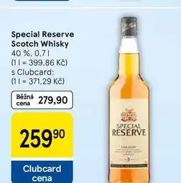 Tesco Special Reserve Scotch Whisky 40 % nabídka