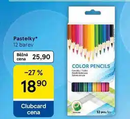 Tesco Pastelky, 12 barev nabídka