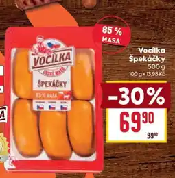 Billa Vocilka Špekáčky nabídka