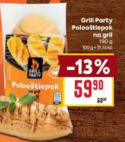 Billa Grill Party Polooštiepok na gril nabídka
