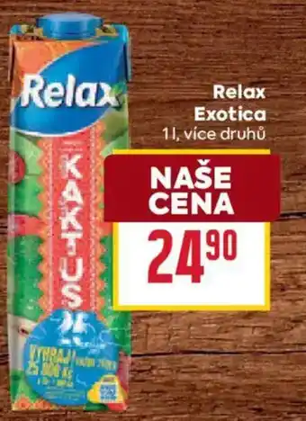 Billa Relax Exotica nabídka