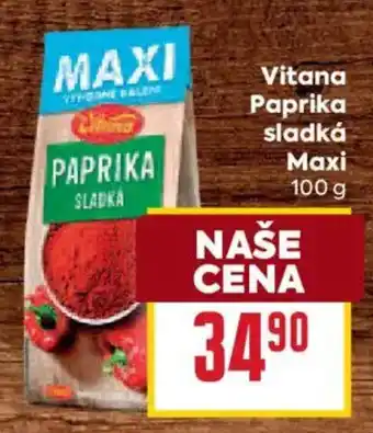 Billa Vitana Paprika sladká Maxi nabídka