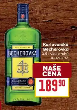 Billa Karlovarská Becherovka nabídka