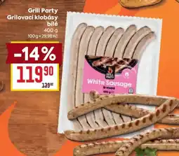Billa Grill Party Grilovací klobásy bílé nabídka