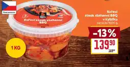 Billa Kuřecí steak stehenní BBQ v kyblíku nabídka