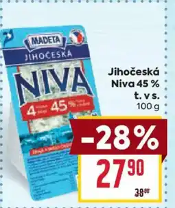 Billa Madeta Jihočeská Niva 45% t. vs. nabídka