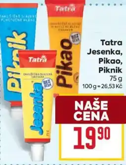 Billa Tatra Jesenka, Pikao, Piknik nabídka