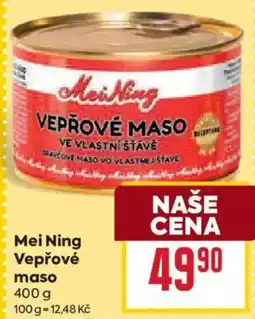 Billa Mei Ning Vepřové maso nabídka