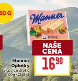Billa Manner Oplatky nabídka