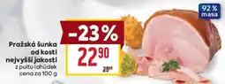 Billa Pražská šunka od kosti nejvyšší jakosti nabídka