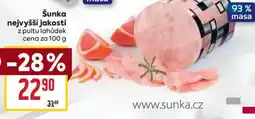 Billa Šunka nejvyšší jakosti nabídka
