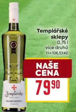 Billa Templářské sklepy nabídka
