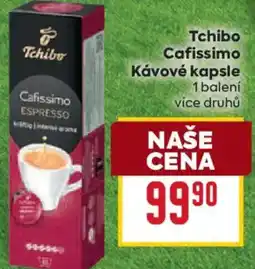 Billa Tchibo Cafissimo Kávové kapsle nabídka