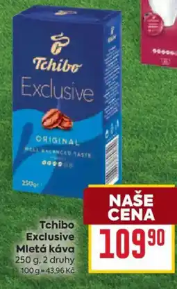 Billa Tchibo Exclusive Mletá káva nabídka