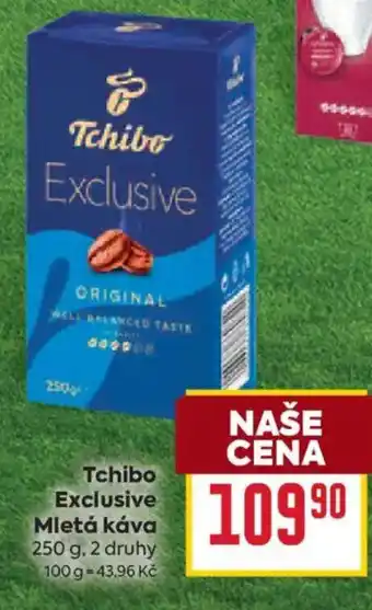 Billa Tchibo Exclusive Mletá káva nabídka