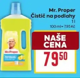 Billa Mr. Proper Čistič na podlahy nabídka