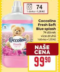 Billa Coccolino Fresh Soft Blue splash nabídka