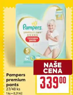 Billa Pampers premium pants nabídka