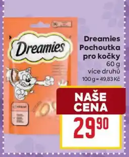Billa Dreamies Pochoutka pro kočky nabídka