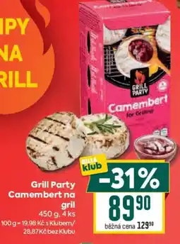 Billa Grill Party Camembert na gril nabídka