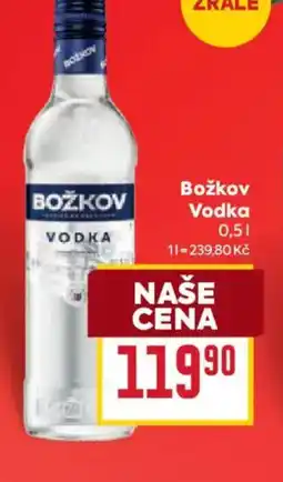 Billa Božkov Vodka nabídka