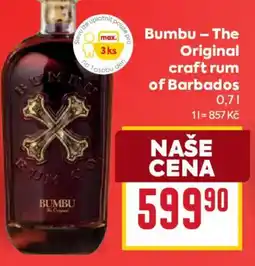 Billa Bumbu - The Original craft rum of Barbados nabídka